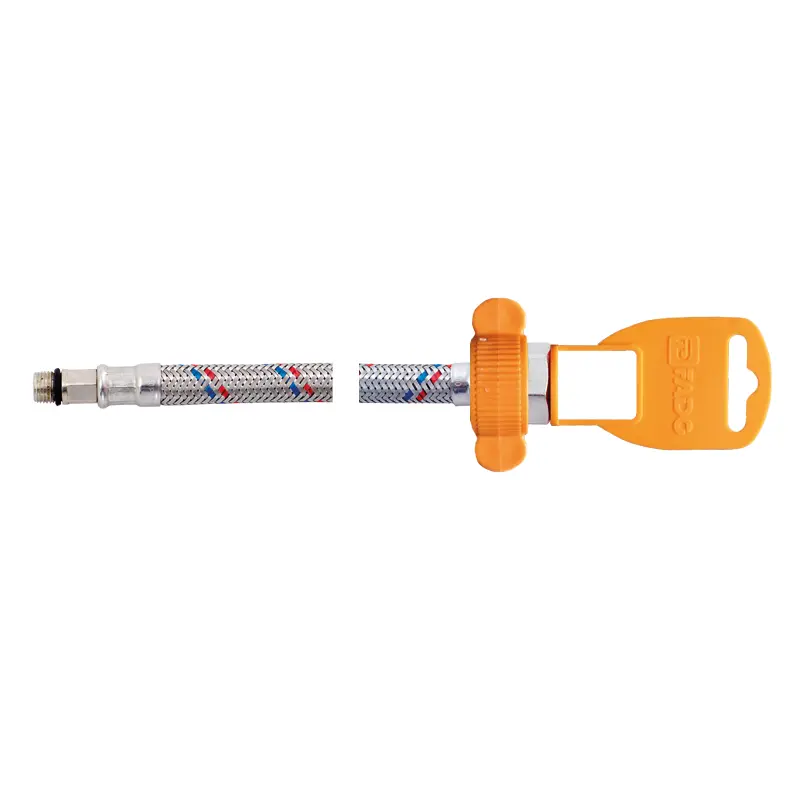 Шланг для води FADO M10х1/2" 100 см коротка - Зображення 1