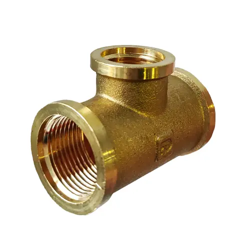 Латунь FADO Трійник редукційний 3/4"x1/2"x3/4" - Зображення 1